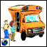 Clip art: Autobus escolar