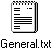 Icon for  file General.txt