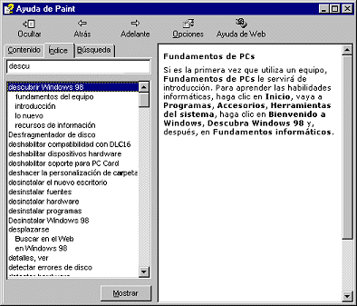 Ayuda de Win98 tema- Fundamentos de PCs