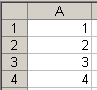 Celdas con números: después del orden