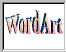 Botón: Diseño de WordArt