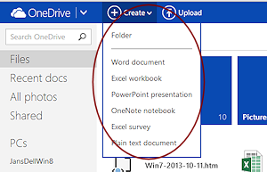 Integrated Software: OneDrive