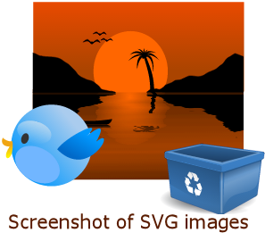 Example: Vector images (in PNG format)