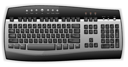 Keyboard with extra control keys