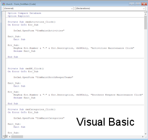 Visual Basic program