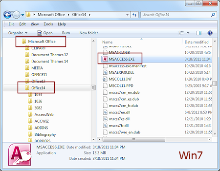 Access 2010    Windows 7 -  4