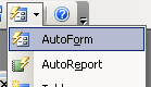 button: New Object - AutoForm