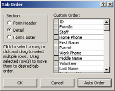 Dialog: Tab Order - Auto Order