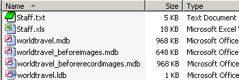 My Comouter: file sizes before adding images to records