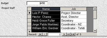 Form View: after moving Name column