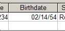 Birthdate correct - 02/14/54