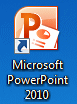 Shortcut to PowerPoint on Windows Desktop (Win7)