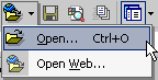 Button: Open (Web)