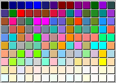Palette: Named colors