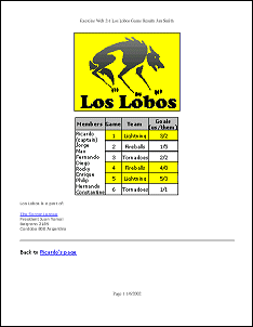Print out of loslobos.htm