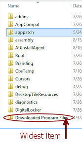 Resized column to Best Fit (Win8)