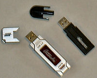 USB devices with cap off