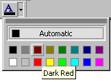 Font Color - open palette