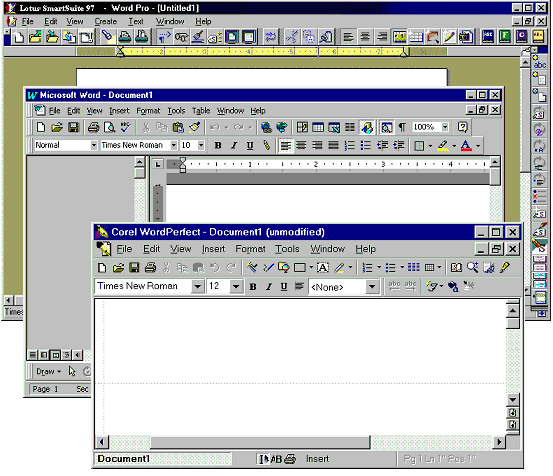 Examples of word processing programs