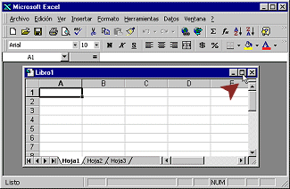 Maximizar el documents en la ventana de Excel.
