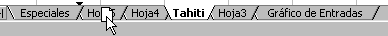Fichas de hoja - mover Tahiti