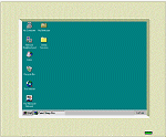 Monitor con escritorio de Win95