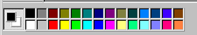 Las cajas del color de la Paint