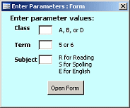 Example: Dialog Form