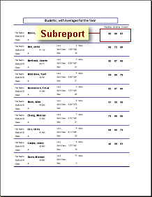 Report with subreport in Detail section - not obvious that it is a subreport