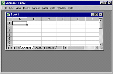 Excel with no bars and document not maximized