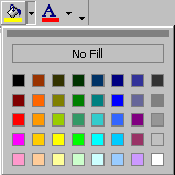 Palette of Fill colors