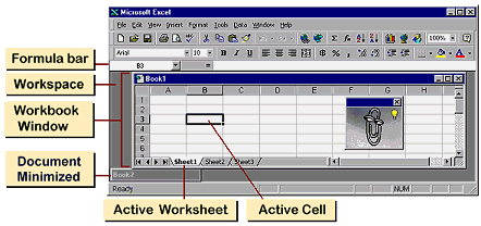 Excel Interface - labeled