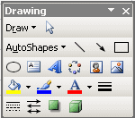 Toolbar: Drawing - floating (2003)