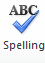 Button: Spelling (PowerPoint 2010)