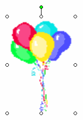 Example: balloons enlargerd
