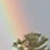 Detail of rainbow at 200%.