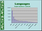 Languages slide - after formatting and text box