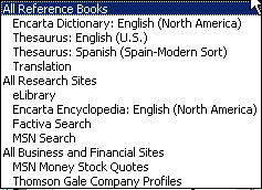 Pane: Research - reference books