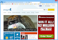 Browser Home Page (IE11 on Win8.1)