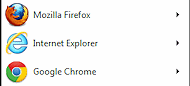 Start Menu icons for browsers (Windows 7)
