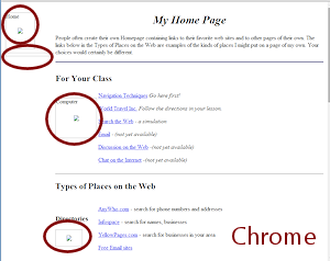 My Home Page - local copy from HTML only format (Chrome 34)