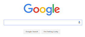 Google initial page