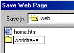 World Travel Folder created