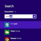 Initial Search results(Win8.1)