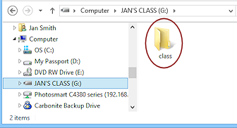 File Explorer: New folder (Win8)