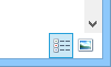 Buttons: Details and Large Icons on Status bar (Win8)