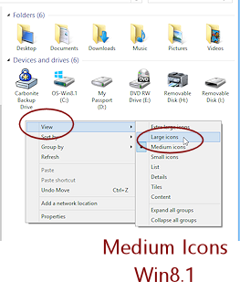 Contents Pane for Computer using Large Icons (Win8)