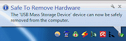 Message: Safe to Remove Hardware (Win7)