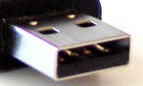 USB connector for a flash drive