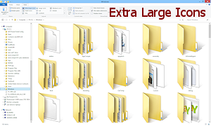 Extra Large Icons (Win8)